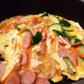 クックNS3KZV☆'s cooksnap of when they made mきゅうりと卵のごま油炒め.