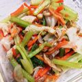 ねぞろ's cooksnap of when they made 彩りきゃべつの削り粉・土佐和え☆レンジ.