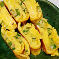 桜月❀咲良mommy's cooksnap of when they made お弁当に✿さめてもふわふわ！おくら卵焼き.