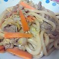 ♥ゅみりぉん♥'s cooksnap of when they made 焼きうどんそば？焼きそばうどん？.