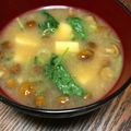 ☆さぶ☆☆'s cooksnap of when they made なめこと三つ葉の味噌汁♪.