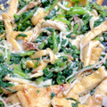 かーしゃ's cooksnap of when they made 大根菜と油揚げの卵とじ.