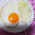 teaming's cooksnap of when they made 見た目キレイな目玉焼き.