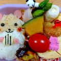しあわせな日常's cooksnap of when they made ハムスター☆キャラ弁.