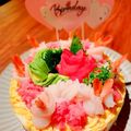 ＊あんず食堂＊'s cooksnap of when they made おもてなし★お寿司のケーキ.