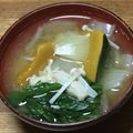 おはなすき's cooksnap of when they made かぼちゃのほっこり味噌汁 ♡コツあり.