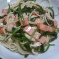 サトモユリア's cooksnap of when they made ほうれん草とベーコンの和風パスタ.