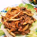 えリﾋﾟｮﾝ★'s cooksnap of when they made ケチャップで☆牛肉としめじの洋風生姜炒め.