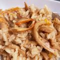 Turley's cooksnap of when they made オフホワイトのリゾット（きのこ編）.