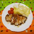 pitachan1's cooksnap of when they made ロース厚切り肉で＊しょうが焼き♪.