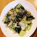 ねこっぱ☆'s cooksnap of when they made チンゲンサイとしらすの中華炒め.