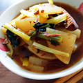 ★ユンのキッチン★'s cooksnap of when they made 簡単早い！さんま缶で大根と小松菜の煮物.