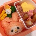 とままKANA's cooksnap of when they made マイメロ♡キャラ弁 お誕生日にも♪.