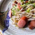 NAGANO久留米's cooksnap of when they made 節約&時短☆ウインナーともやしの中華炒め.
