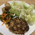 ポメちょん's cooksnap of when they made シェフ、プロ直伝肉汁ジューシーハンバーグ.