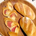 okobuta's cooksnap of when they made 一つの生地でベーコンエピとミルクフランス.
