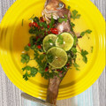 nachu331's cooksnap of when they made 簡単タイ料理！蒸し白身魚をライムソースで.