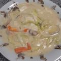 とまとちゃん★'s cooksnap of when they made 豆腐キャベツしめじの豆乳クリームシチュー.