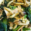 む〜らん♪'s cooksnap of when they made ☆ほうれん草としめじとハムのソテー☆.