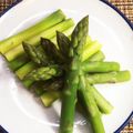 horseland's cooksnap of when they made ちゃんと下処理♡アスパラの茹で方.