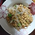 小麦粉【100g】's cooksnap of when they made 意外にいけます✨もやし納豆炒め.