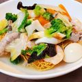 ママうさこ's cooksnap of when they made 簡単！本格！五目皿うどん.