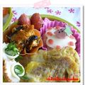 ちっち♡'s cooksnap of when they made キャラ弁 ポテトサラダのカップケーキ.