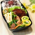 runa10's cooksnap of when they made ピーマンとウインナーのバター麺つゆ炒め.