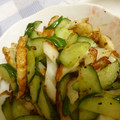 ミニッツメイド's cooksnap of when they made 胡瓜と竹輪のおつまみ炒め.