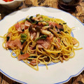 ラメ☆キラ's cooksnap of when they made 白だしで☆ほうれん草とベーコン和風パスタ.