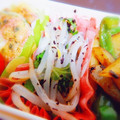 aちば's cooksnap of when they made もやしと大葉ちりめんゆかり和え.