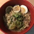 Yokchina's cooksnap of when they made レタスたっぷり塩ラーメン☆.