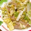 kyobobo's cooksnap of when they made 超簡単な白菜とハムの中華サラダ.
