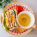 gomapon's cooksnap of when they made ベーコンエッグサンド.
