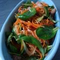 PopR's cooksnap of when they made ◆にんじんと蒸鶏のサラダ◆中華風.