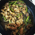 なな￢（‐△‐；）'s cooksnap of when they made にんにくの芽と豚肉のスタミナ炒め.