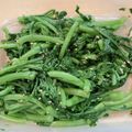 ニッチョ's cooksnap of when they made ダシダとごま油だけ！春菊のナムル.