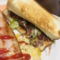✴︎こっこ✴︎'s cooksnap of when they made キャベツとコンビーフのサンドイッチ.