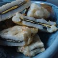 PopR's cooksnap of when they made サクッ！っと美味しい★蓮根チーズ磯辺揚げ.
