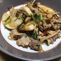 hiromi17's cooksnap of when they made 蕪と豚肉の梅肉炒め.