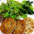 さくらスキップ's cooksnap of when they made 鶏つくね蓮根はさみ焼き.