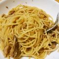 クック0U74SV☆'s cooksnap of when they made サバの焦がしバター醤油パスタ.