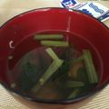 NancyHO's cooksnap of when they made 小松菜と油揚げと基本のお吸い物.