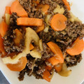 mm0904's cooksnap of when they made 少量の豚挽き肉で♪蓮根と人参の炒り煮!!.