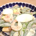 ナツ☆ママ's cooksnap of when they made デリ風♡スナップエンドウと半熟卵のサラダ.