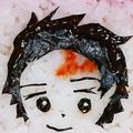 けい♥️'s cooksnap of when they made キャラ弁　鬼滅の刃 炭治郎.