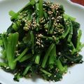クックVOY1Q3☆'s cooksnap of when they made 菜の花の辛子和え.