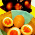 柚子♡⸝⸝⸝'s cooksnap of when they made 美味しい！とろり半熟の味玉！.