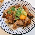 mmmugi's cooksnap of when they made 簡単美味しいなレモン醤油牛ハラミ丼.