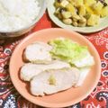 mmameco's cooksnap of when they made 鶏むね肉のレンジでチン♪しょうが焼き◎.